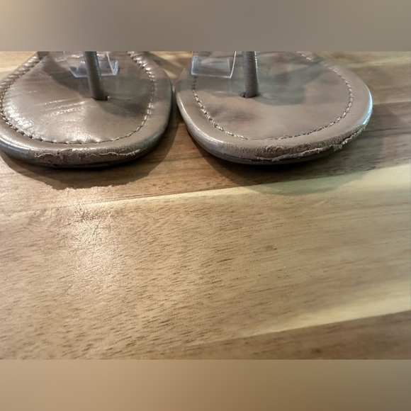 Tory Burch Women’s Miller Tan Leather Sandals| Size 8 - Picture 10 of 11